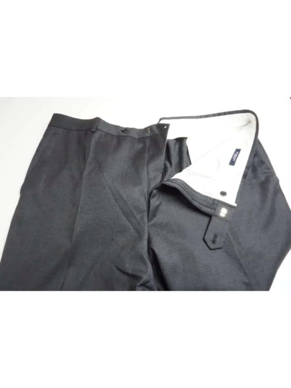 Burberry London Gray S100s Wool 2 Pc Suit Jacket Pants Sz 48R BRAND NEW